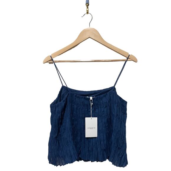 LAFAYETTE 148 Smocked Cropped Cami‎ Size Small - Picture 7 of 7